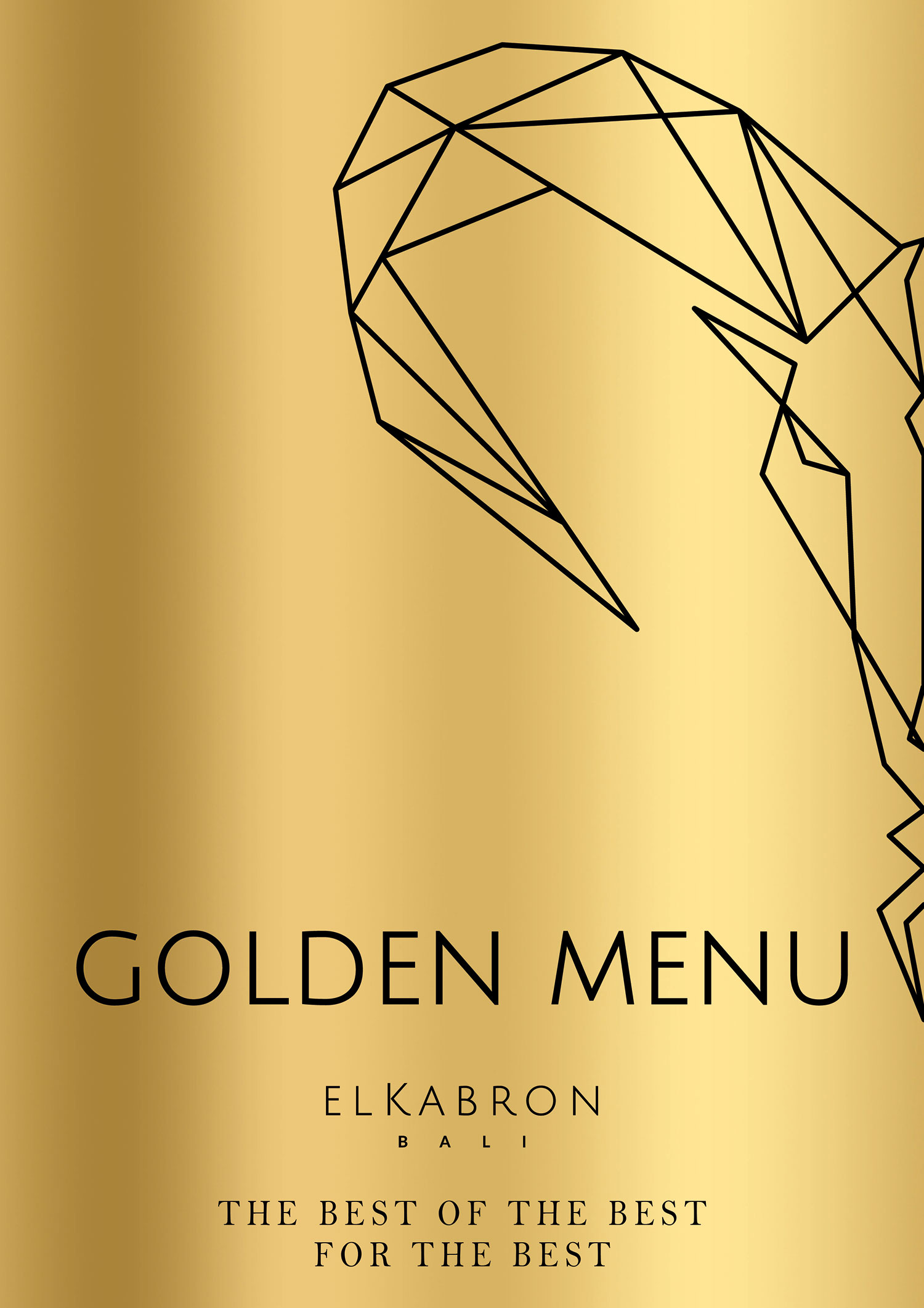 Golden menu